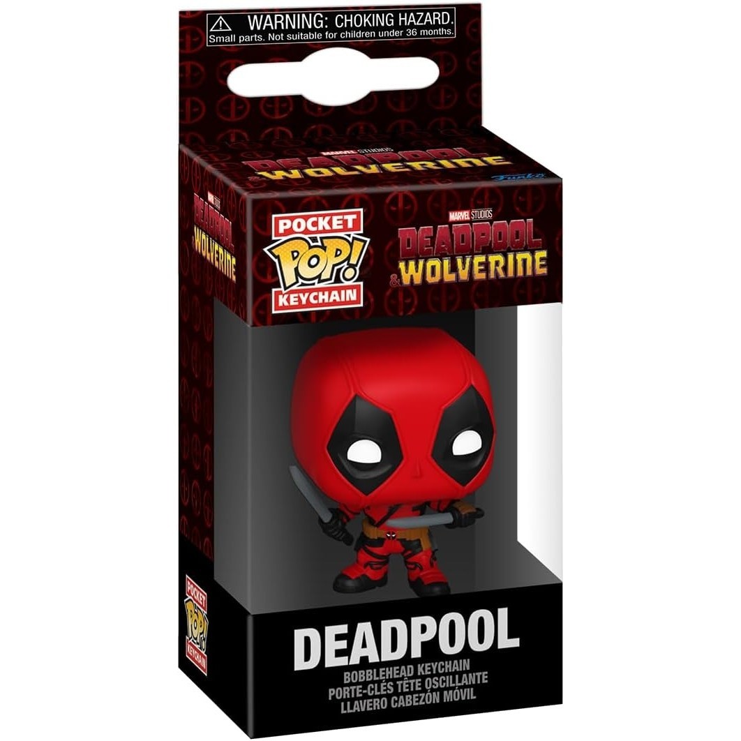 Acquista online Funko POP ! Portachiave Marvel Deadpool Pop! Funko