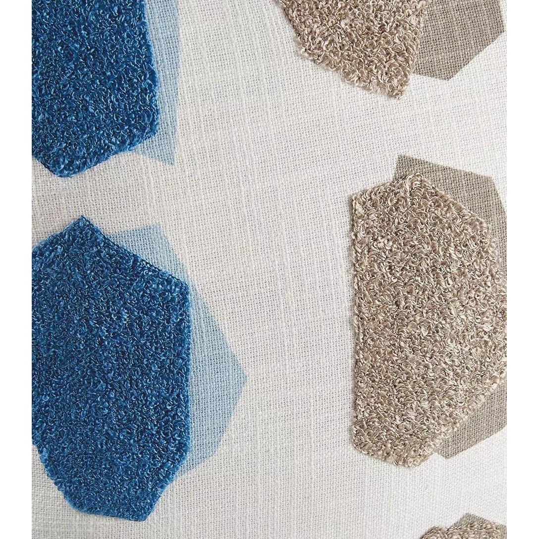 Acquista online L'oca Nera Cotton cushion with applications and embroidery 45x45 cod.1C154 L'oca nera