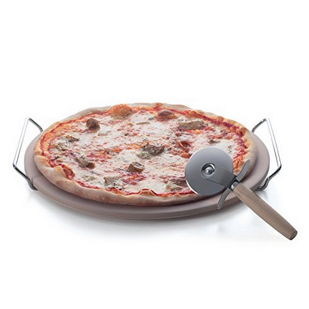 Excelsa Pietra refrattaria forno pizza, pane e dolci. D.33 cm con  tagliapizza - Casalinghi Cottura Pietre e Cotture speciali Excelsa - Af  Interni Shop